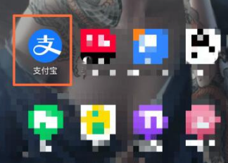 支付宝应用入口示意图