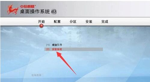 安装界面
